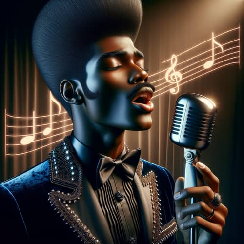 Modern Pop-Art Musician | Glamorous Singing Performance