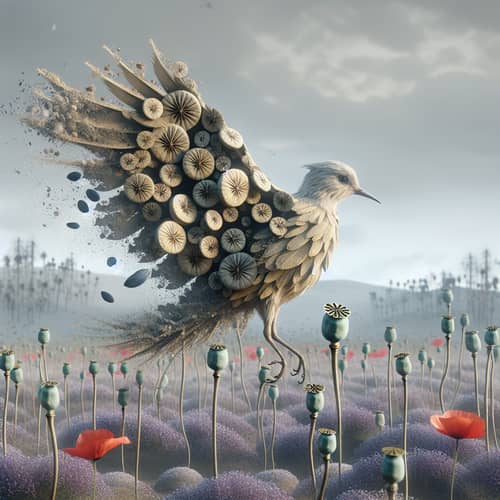 Opium Bird | Surreal Bird from Opium Elements