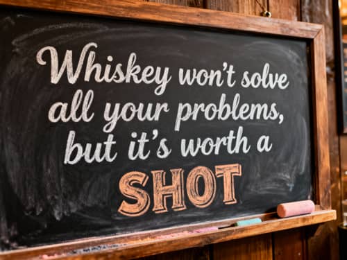 Whiskey Wisdom: It's Worth a Shot