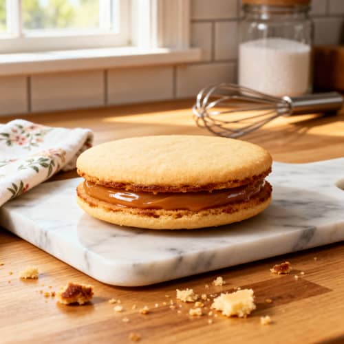 Realistic Alfajor Recipe in a Cozy Kitchen Realistic Alfajor Recipe in a Cozy Kitchen