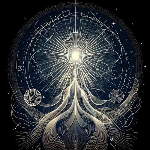 Divine Entity Radiant Light | Symbol of Omnipotence & Benevolence