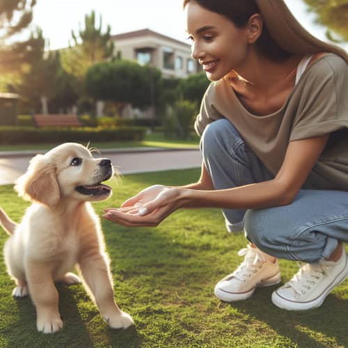 Puppy Reaching Up: A Heartwarming Moment