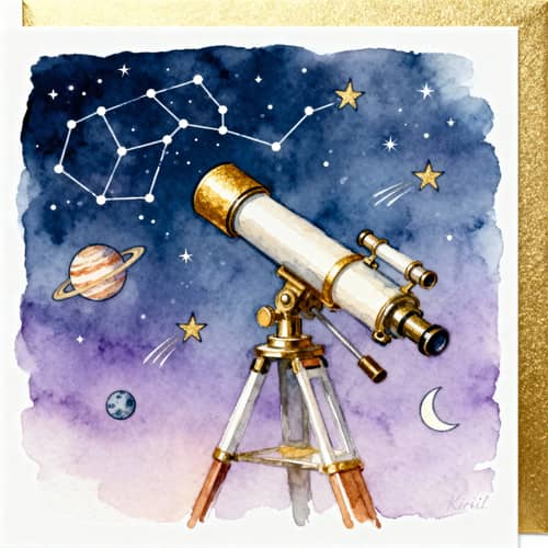 Birthday Card for Astronomy Enthusiast Kirill Birthday Card for Astronomy Enthusiast Kirill