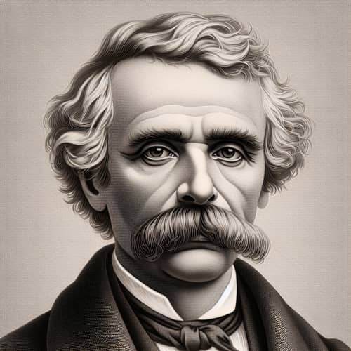 Philosopher with Prominent Mustache | Influential Figure in Western Philosophy