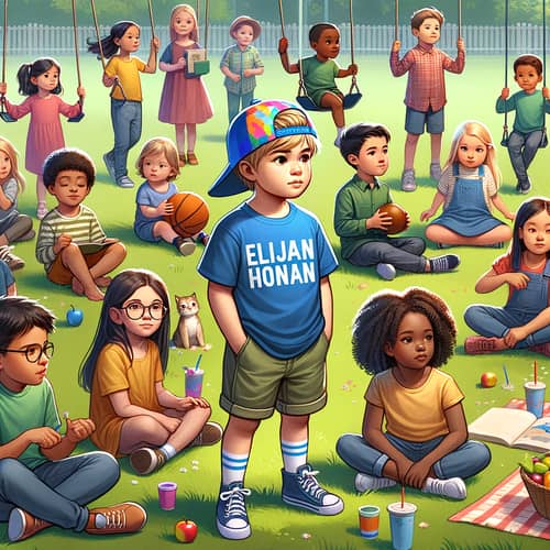 Diverse Group of Kids Playing in Park - Elijahonan