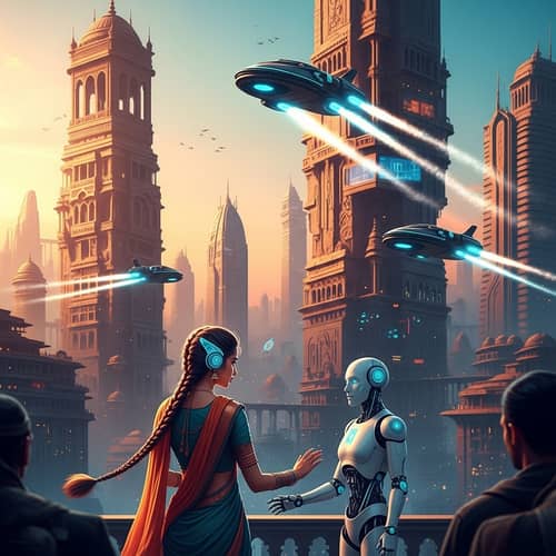 Aesthetic Future of India: A Visual Exploration