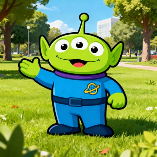 Charming Cartoon Mascot for Your Brand