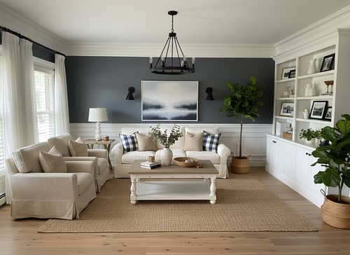 Farmhouse Style Living Room Design Ideas