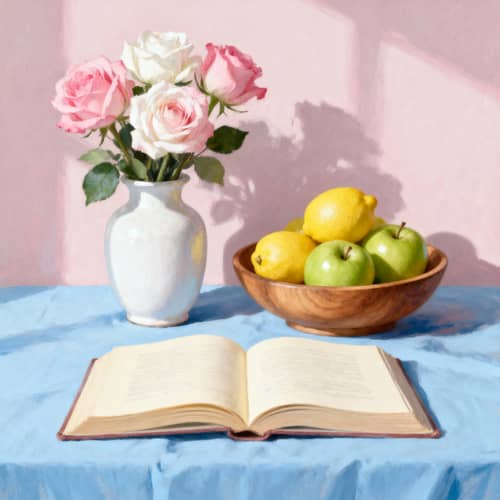 Still Life Illustration Embracing Harmony