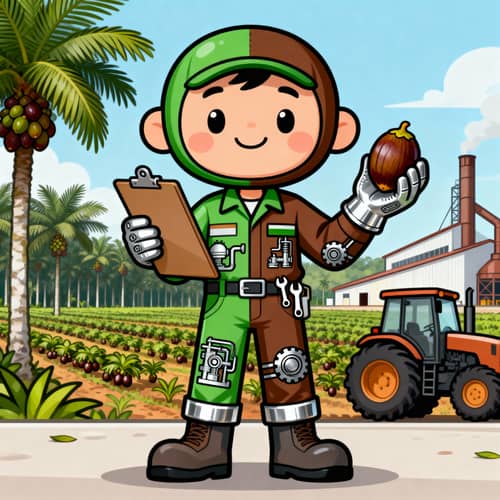 Mascot Design for Trainee Class in Palm Oil Industry