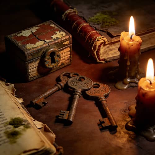 Mystical Keys and Vintage Treasures Mystical Keys and Vintage Treasures