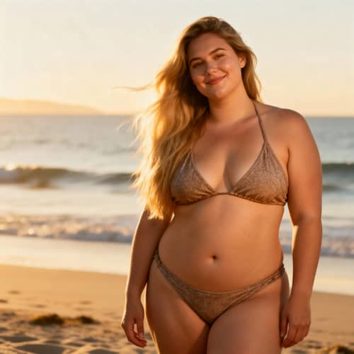 Stylish Plus-Size Swimwear for Full Figured Women