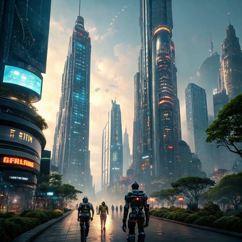 Futuristic Civilization: 400,000 Years in the Future