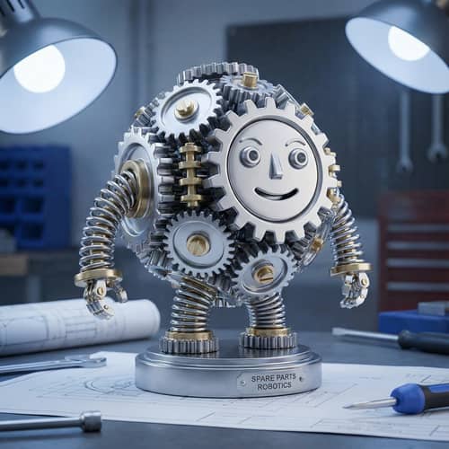 AI-Generated Mascot for Spare Parts Robotics Team