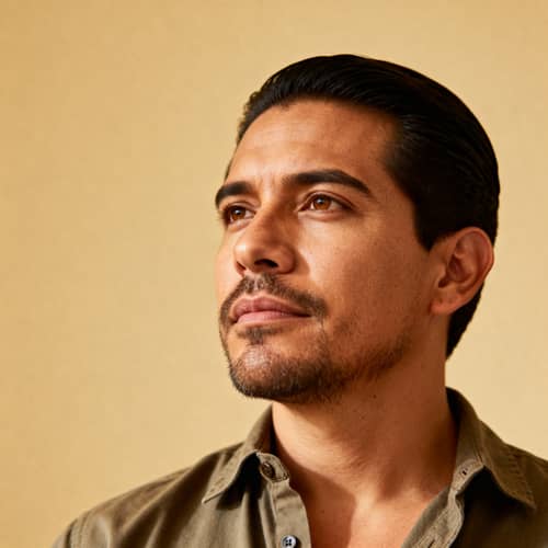 Resilient Hispanic Male Portrait - Mid-Thirties Resilient Hispanic Male Portrait - Mid-Thirties