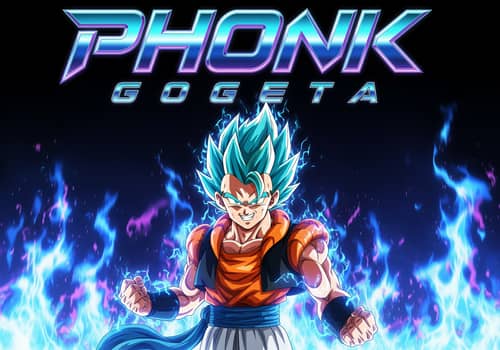 Gogeta Super Saiyan Blue Phonk Album Cover Art Gogeta Super Saiyan Blue Phonk Album Cover Art