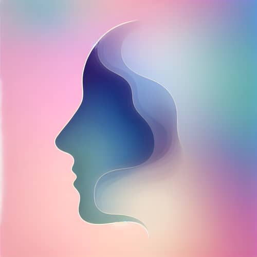 Abstract Profile Image | Colorful Silhouette Art