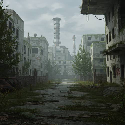 Ancient City Inspired by Chernobyl Ancient City Inspired by Chernobyl