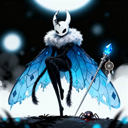 Enchanting Hollow Knight-Inspired Moth Character Enchanting Hollow Knight-Inspired Moth Character