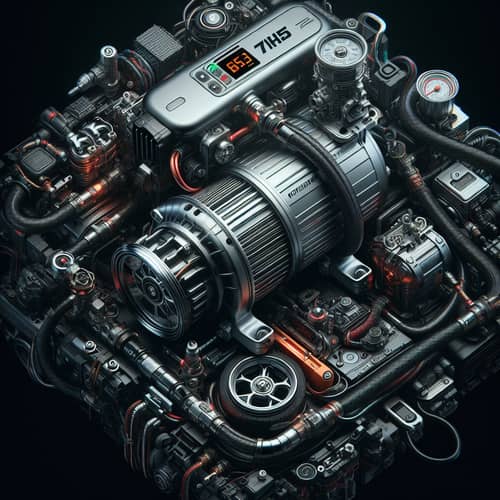 YINGHUAN 7h15 Car Air Compressor in Operation