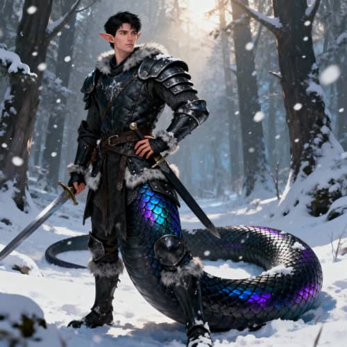 Yuan-ti Paladin Character Art - D&D Fantasy Yuan-ti Paladin Character Art - D&D Fantasy