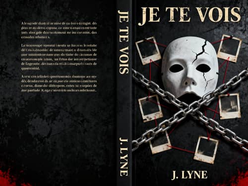 Je Te Vois: Dark Psychological Thriller Book Cover
