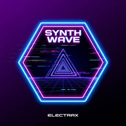 Hexagon Techno Music Track Cover Design