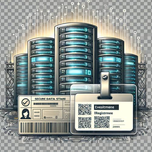 Data Server Illustration & Secure Data Storage for Event Registration System