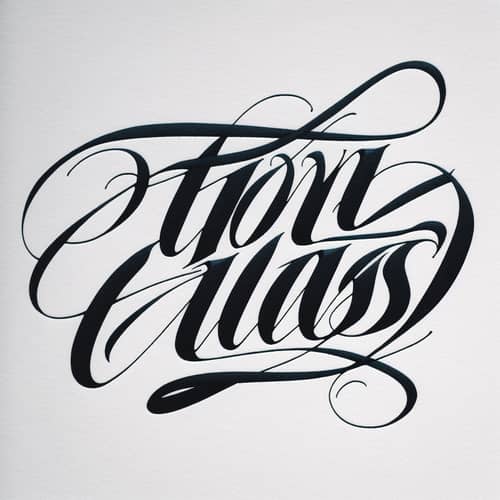Toni Elias Signature - Calligraphy Artwork
