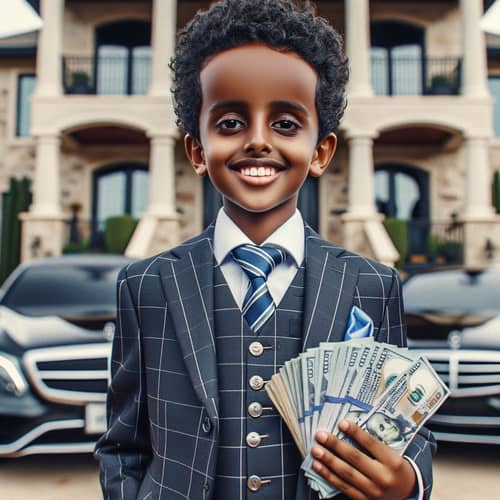 Young Self-Made Millionaire at Luxurious Mansion | Wealth & Success
