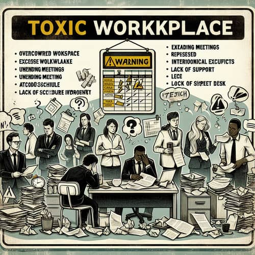 Warning Signs of a Toxic Workplace: Overcrowded, Stressful Environment