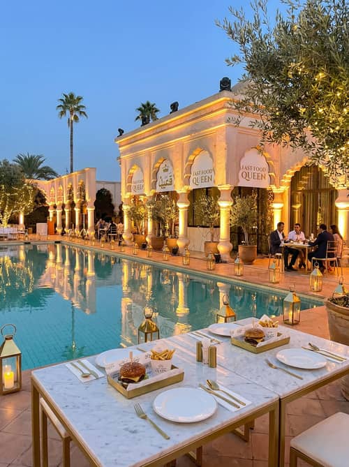 Fast Food Queen: Elegant Marrakech Theme Restaurant
