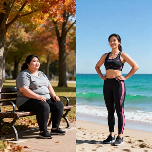 Inspiring Weight Loss Journey: Before & After Transformation Inspiring Weight Loss Journey: Before & After Transformation