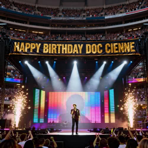 Grand Concert Stage for Doc Cienne's Birthday Grand Concert Stage for Doc Cienne's Birthday