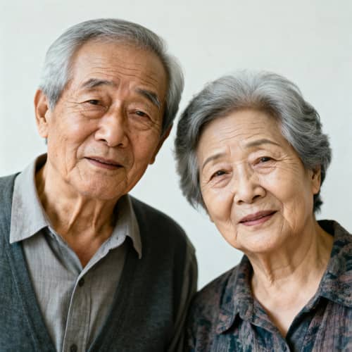 Transform Couple Images into Elderly Versions Transform Couple Images into Elderly Versions