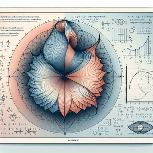 Hyperbolas in Mathematics: Detailed Cover Page Design