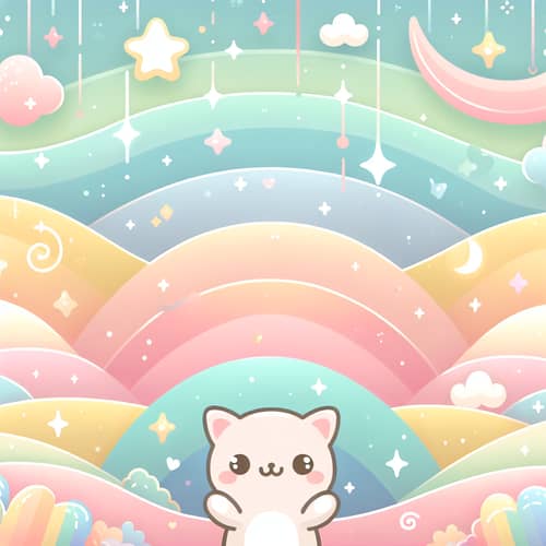 Bright and Cute Pastel Colors Background