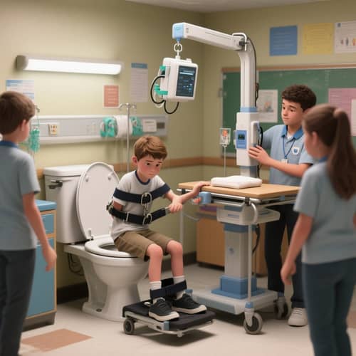 School Bullying: Boy Restrained in Disabled Toilet
