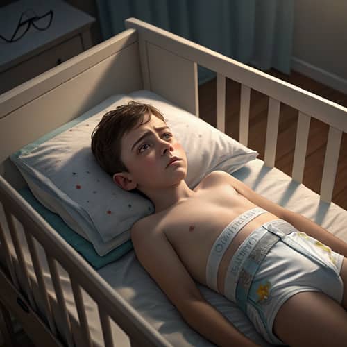 14-Year-Old Boy in Baby Bed: A Unique Perspective