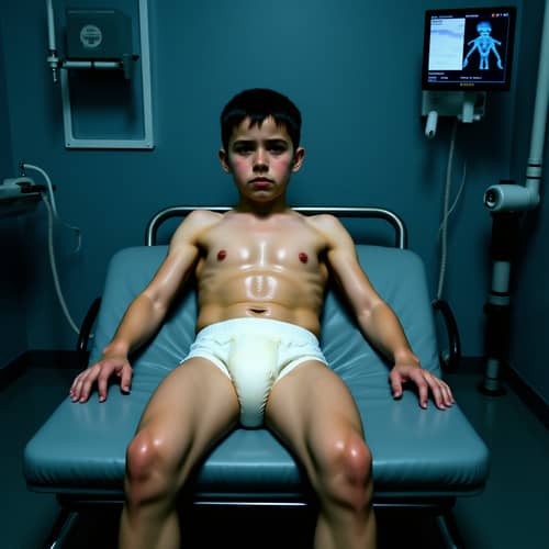 Cyberpunk Lab Testing: Boy's Unfortunate Experience