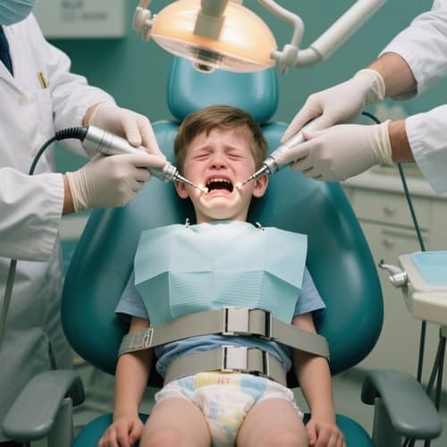 Unique Dental Experience: Teen in Discomfort
