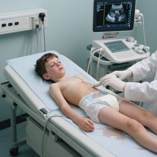 Ultrasound Test for a Special Needs Child