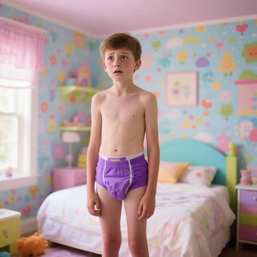Imaginative Bedroom with a Curious Teen