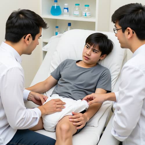 Teenage Diaper Assistance in Laboratory Context