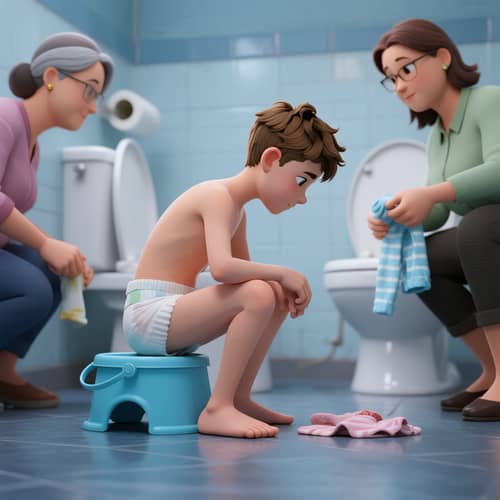 Teenage Boy in Diapers: A Challenging Situation