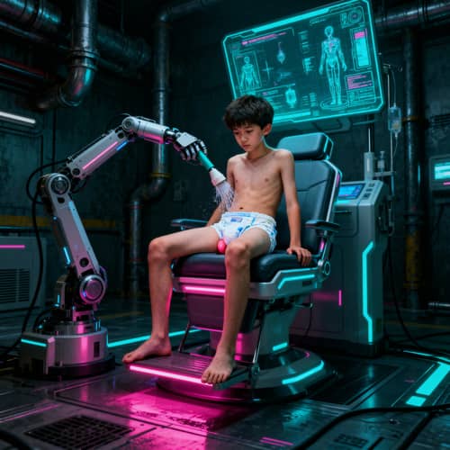Cyberpunk Diaper Care for Teenagers