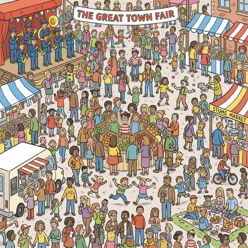Find Waldo: Colorful Crowd Scene Adventure Find Waldo: Colorful Crowd Scene Adventure