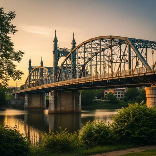Liberty Bridge in Greenville, SC: A Scenic Landmark