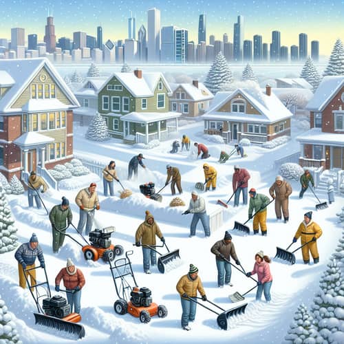 Winter Snow Removal Services in Chicagoland Area