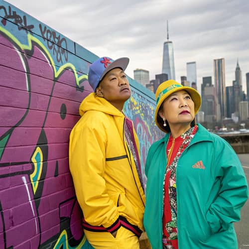 Vibrant Hip-Hop Album Cover Art